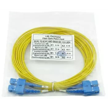 Lichtwellenleiterkabel BlueOptics CAB-SMF-SC-SC-15 15 m G.657.A1 SC SC