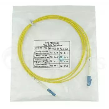 BlueOptics SFP2121BU1MK InfiniBand Glasfaserkabel 1 m LC Gelb
