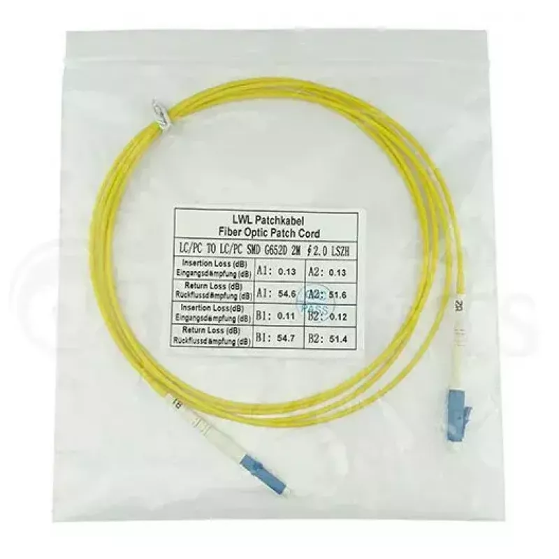 BlueOptics SFP2121BU1MK InfiniBand Glasfaserkabel 1 m LC Gelb