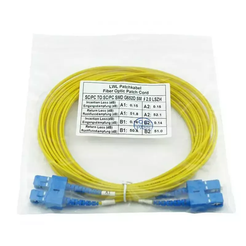 BlueOptics SFP3232BU3MK InfiniBand Glasfaserkabel 3 m SC Gelb