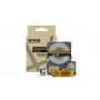 Label Tape Epson LK-5SBM Schwarz Silber Thermotransfer 1,8 cm