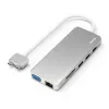 Hama 00200133 Laptop-Dock/Port-Replikator USB 3.2 Gen 1 (3.1 Gen 1) Type-C Silber, Weiß