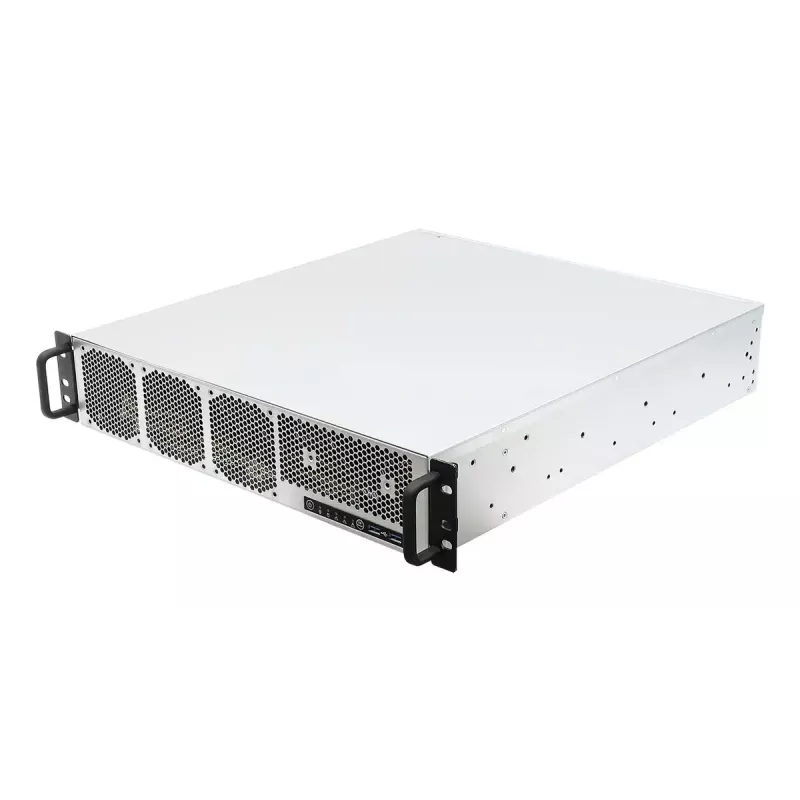 Server barebone ASRock 2U1G-B650 Rack 2U, AMD B650 Chipsatz, LGA 1718, 2×2,5-Zoll-Schächte, 1000W-Netzteil, DDR5, Aspeed AST2600, 5×USB-A, Gigabit Ethernet