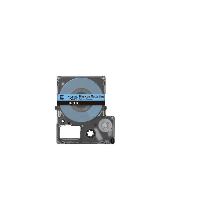 Label Tape Epson LK-5LBJ Schwarz Blau Thermotransfer 1,8 cm