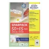 Selbstklebendes Druckeretikett AVERY L4736REV-65 Weiß 4,57x2,12 cm