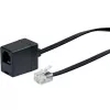 Netzwerkkabel Schwaiger 10m RJ-11 - RJ-11 Schwarz