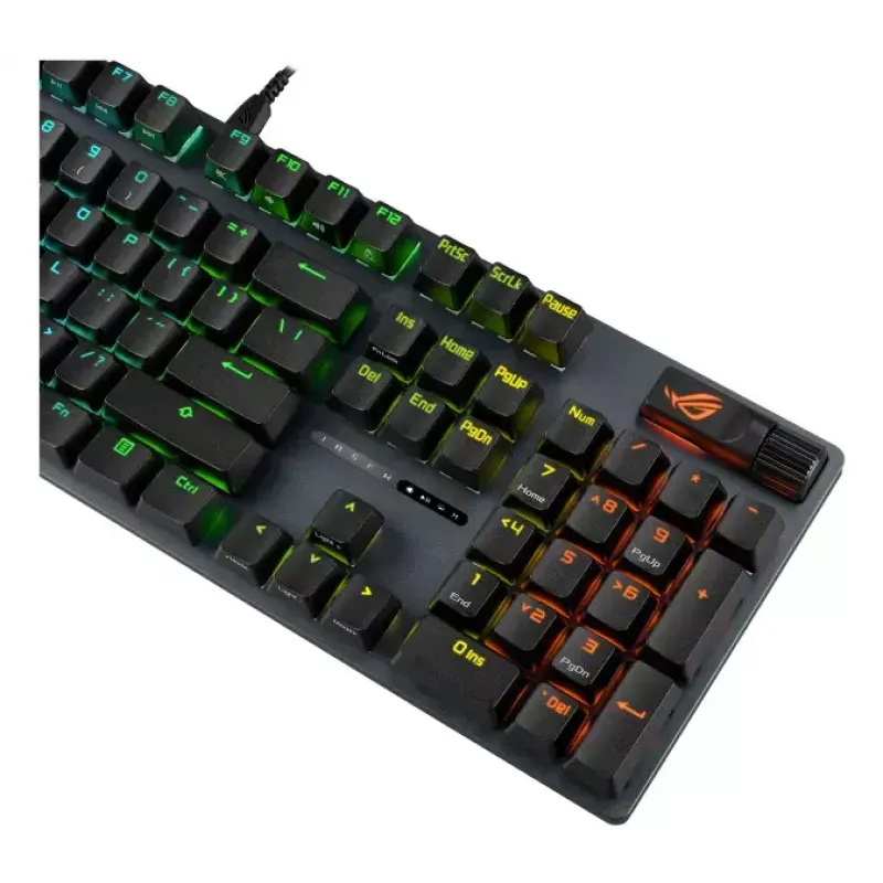 Mechanische Gaming-Tastatur ASUS ROG Strix Scope II X — Full-Size, USB, RGB, Schweizer Layout, Schwarz
