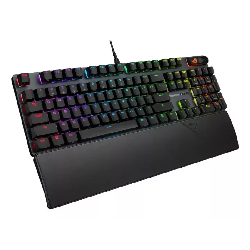 Mechanische Gaming-Tastatur ASUS ROG Strix Scope II X — Full-Size, USB, RGB, Schweizer Layout, Schwarz