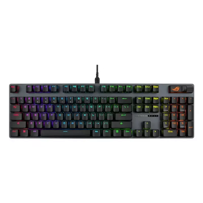 Mechanische Gaming-Tastatur ASUS ROG Strix Scope II X — Full-Size, USB, RGB, Schweizer Layout, Schwarz