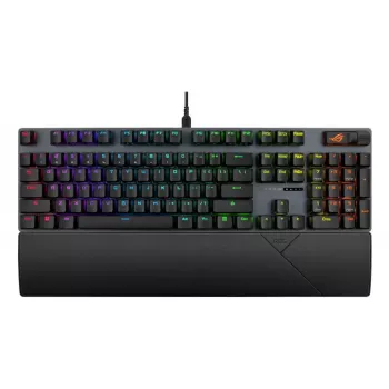 Mechanische Gaming-Tastatur ASUS ROG Strix Scope II X — Full-Size, USB, RGB, Schweizer Layout, Schwarz