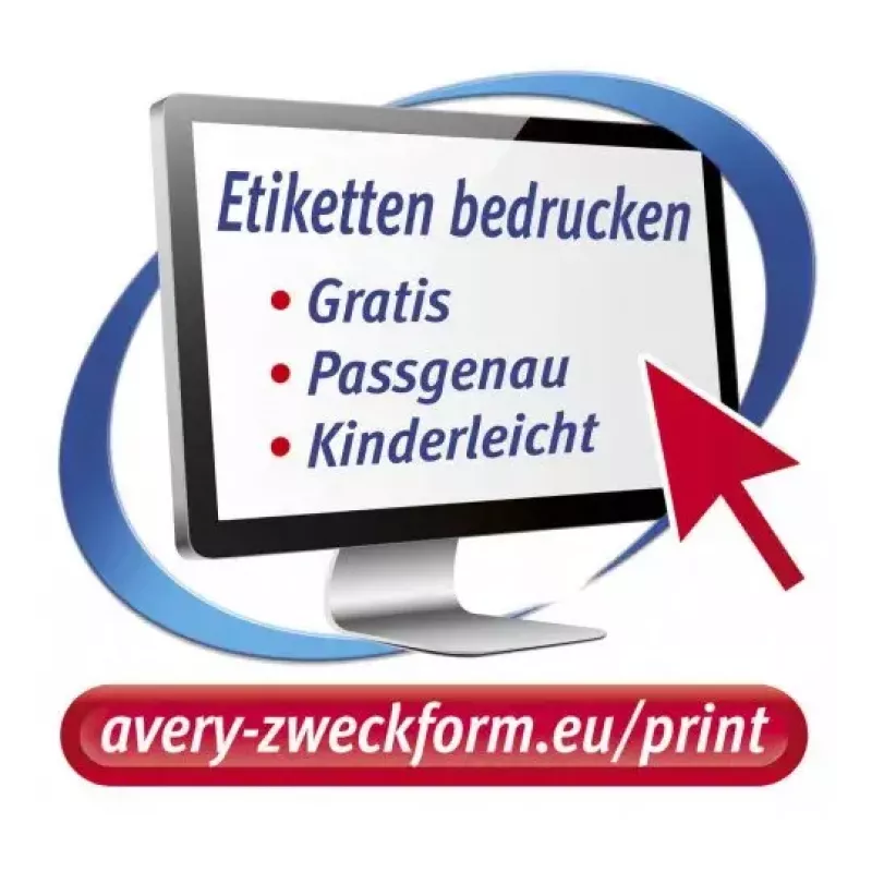 Selbstklebendes Etikett Rechteckig AVERY 3424-200