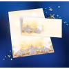 Briefumschlag DL Sigel DU035 Beige Silber 50 Stück