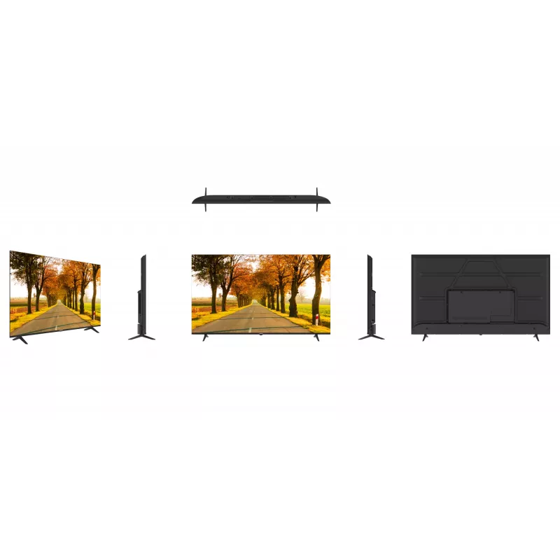 TORNADO 65US4301X | 65” 4K rahmenloser WebOS Smart TV mit Sprachfernbedienung