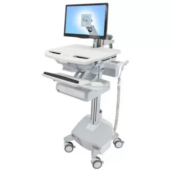 Multimediawagen Ergotron StyleView Aluminiumgrau Weiß