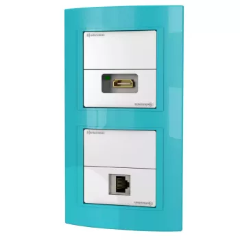 Steckdose RJ-45 + HDMI Kindermann 7456 000 543