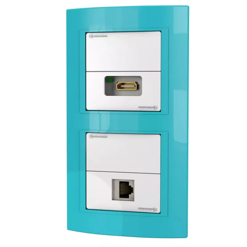 Steckdose RJ-45 + HDMI Kindermann 7456 000 543
