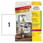 Selbstklebendes Druckeretikett Avery L4775-8