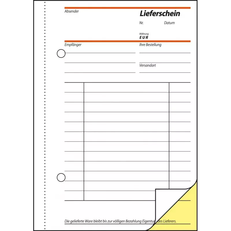 Geschäftsformular Sigel SD013 Grün A6 80 Blatt