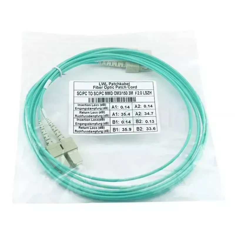 BlueOptics SFP3232EU10MK InfiniBand Glasfaserkabel 10 m SC Aqua