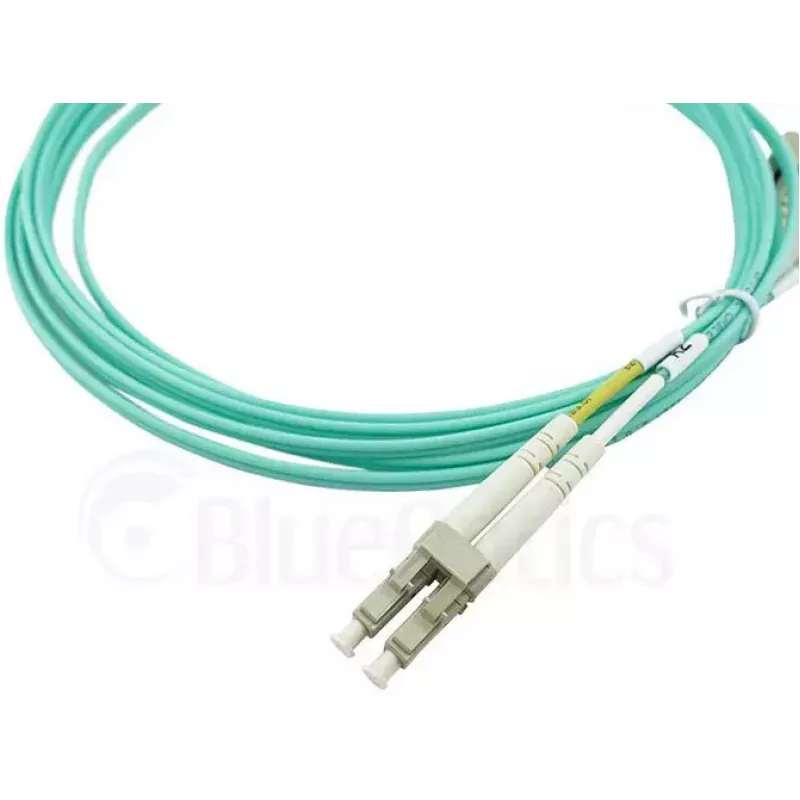 Glasfaserkabel BlueOptics AJ833A 0,5 m LC OM3 Aqua
