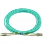 Glasfaserkabel BlueOptics AJ833A 0,5 m LC OM3 Aqua