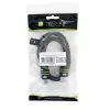 Techly 0,5 m High-Speed-HDMI-Kabel mit Ethernet A/A M/M Schwarz ICOC HDMI-4-005