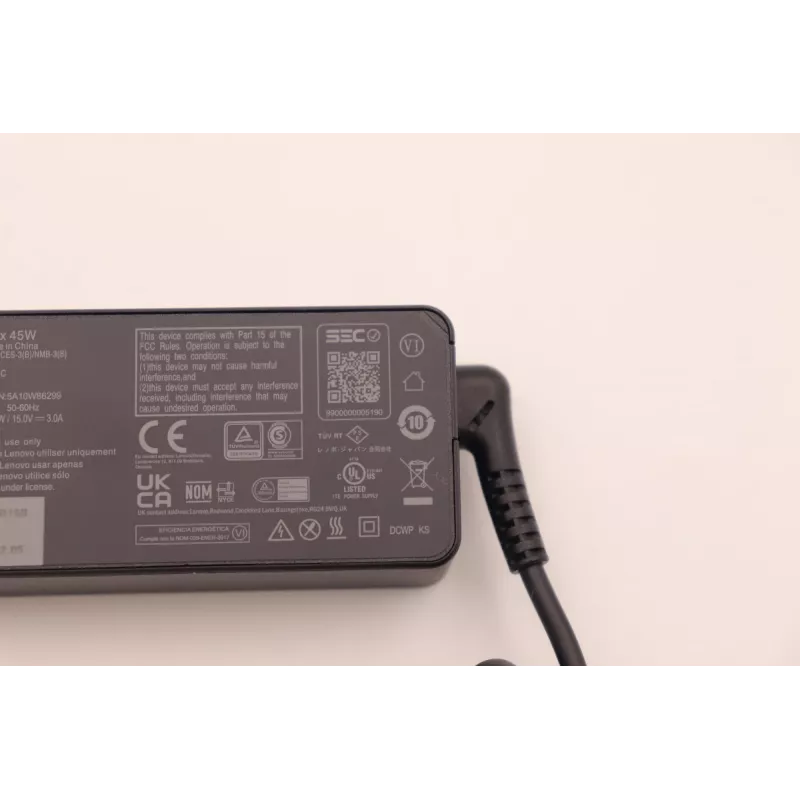 Lenovo 5A10W86299 power adapter/inverter Indoor 45 W Schwarz