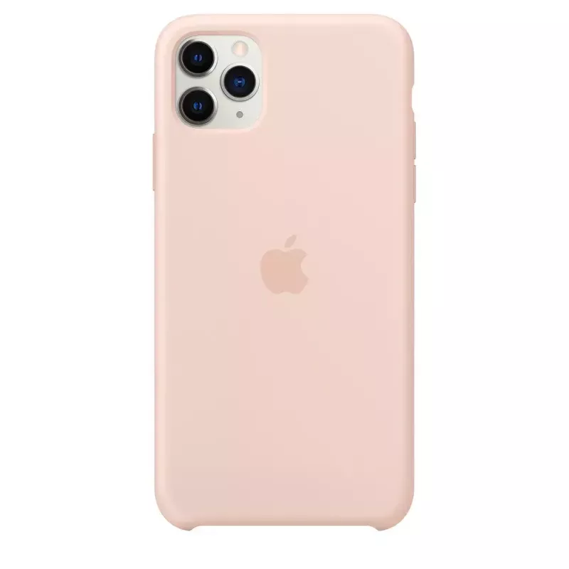 Cover Apple iPhone 11 Pro Max Silikonhülle Pink Sand