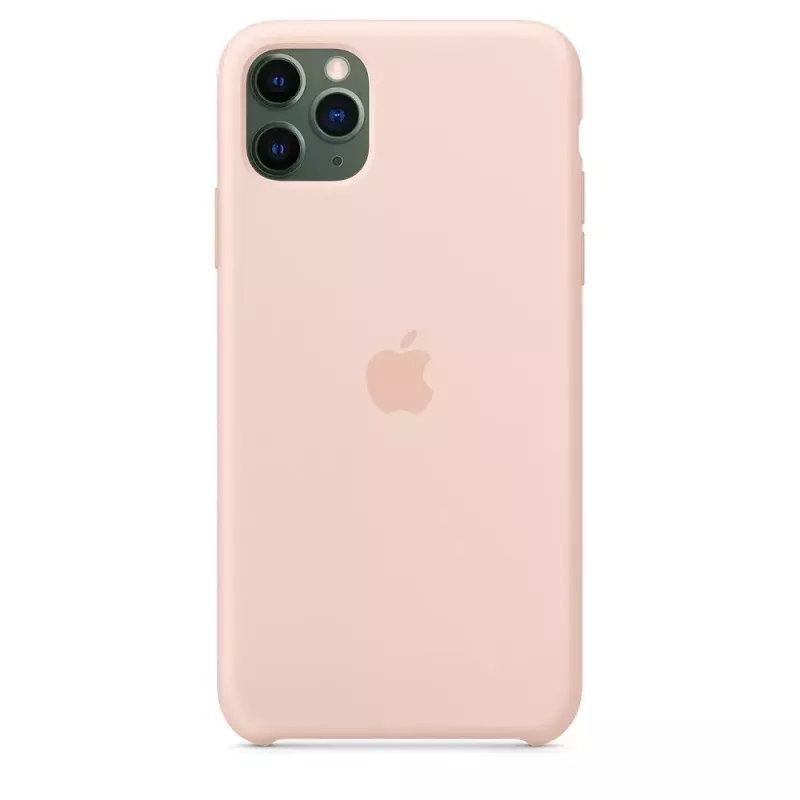 Cover Apple iPhone 11 Pro Max Silikonhülle Pink Sand