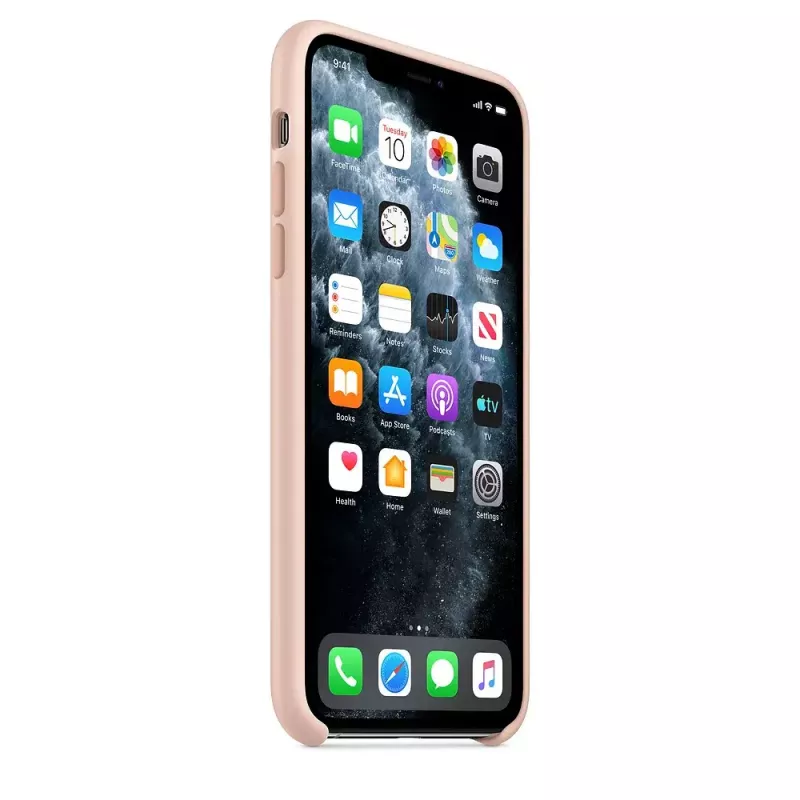 Cover Apple iPhone 11 Pro Max Silikonhülle Pink Sand