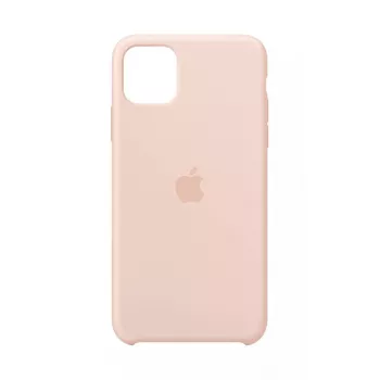 Cover Apple iPhone 11 Pro Max Silikonhülle Pink Sand