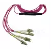 BlueOptics CBL-MPO12-4LC-OM4-3M-BO InfiniBand Glasfaserkabel 4x LC MPO 3m