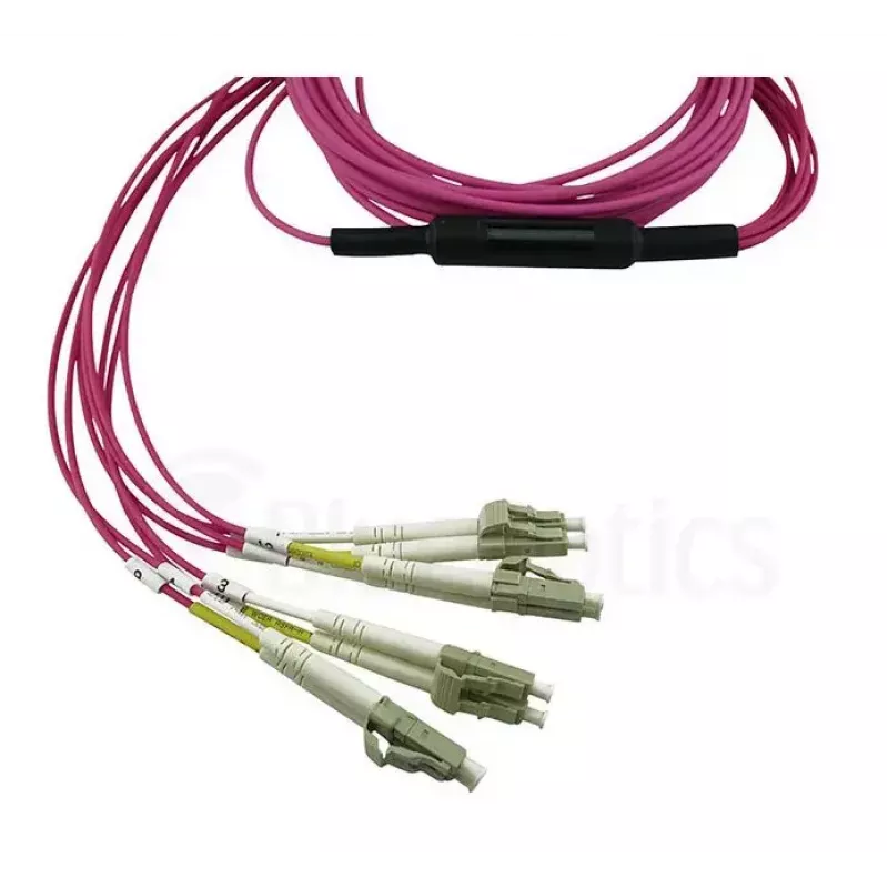 BlueOptics CBL-MPO12-4LC-OM4-3M-BO InfiniBand Glasfaserkabel 4x LC MPO 3m