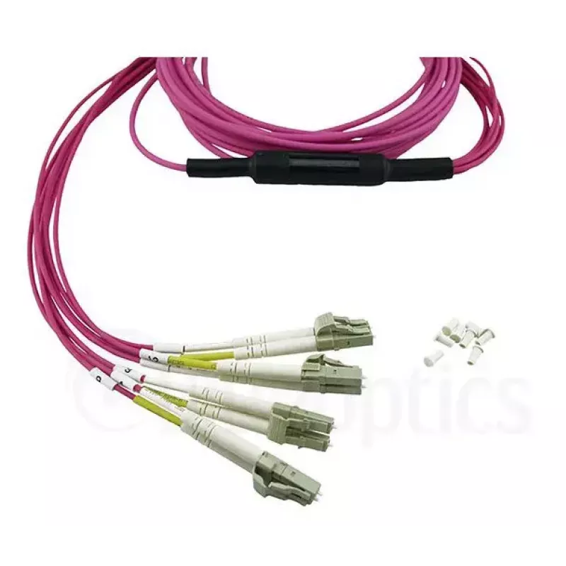 BlueOptics CBL-MPO12-4LC-OM4-3M-BO InfiniBand Glasfaserkabel 4x LC MPO 3m