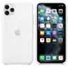 Silikonhülle für Apple iPhone 11 Pro Max — Silikon, Weiß, passend für 6,5 Zoll