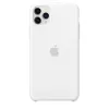 Silikonhülle für Apple iPhone 11 Pro Max — Silikon, Weiß, passend für 6,5 Zoll