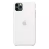 Silikonhülle für Apple iPhone 11 Pro Max — Silikon, Weiß, passend für 6,5 Zoll