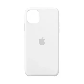 Silikonhülle für Apple iPhone 11 Pro Max — Silikon, Weiß, passend für 6,5 Zoll