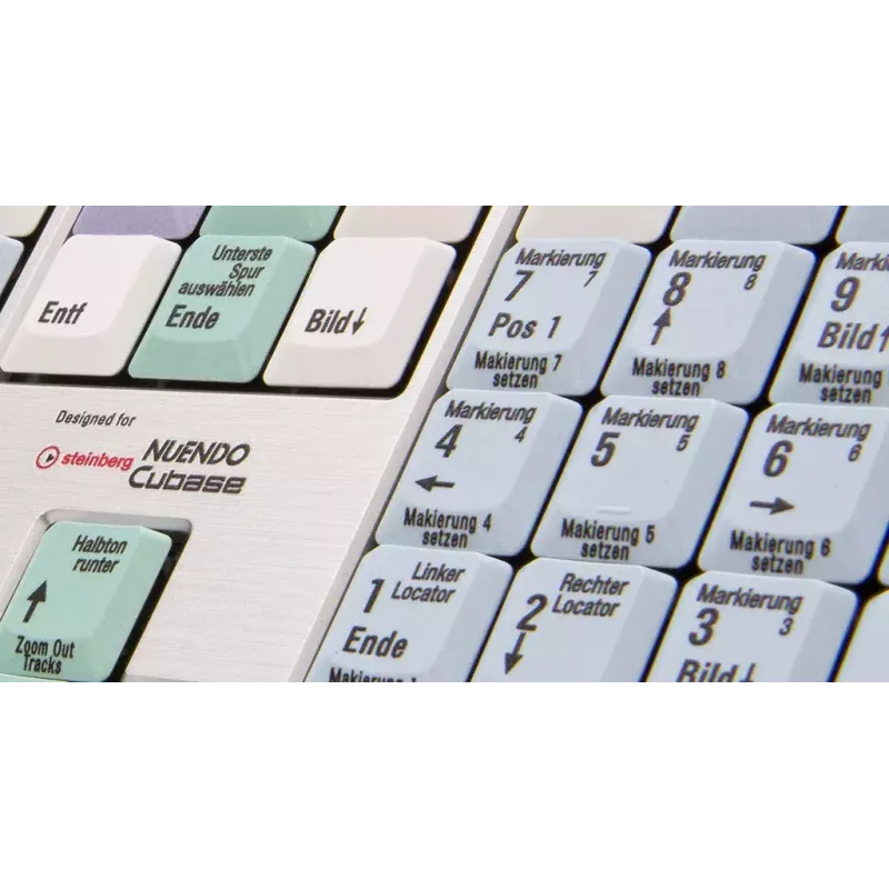 Tastatur Logickeyboard LKB-CBASE-AJPU-DE Office USB QWERTZ Deutsch Mehrfarbig