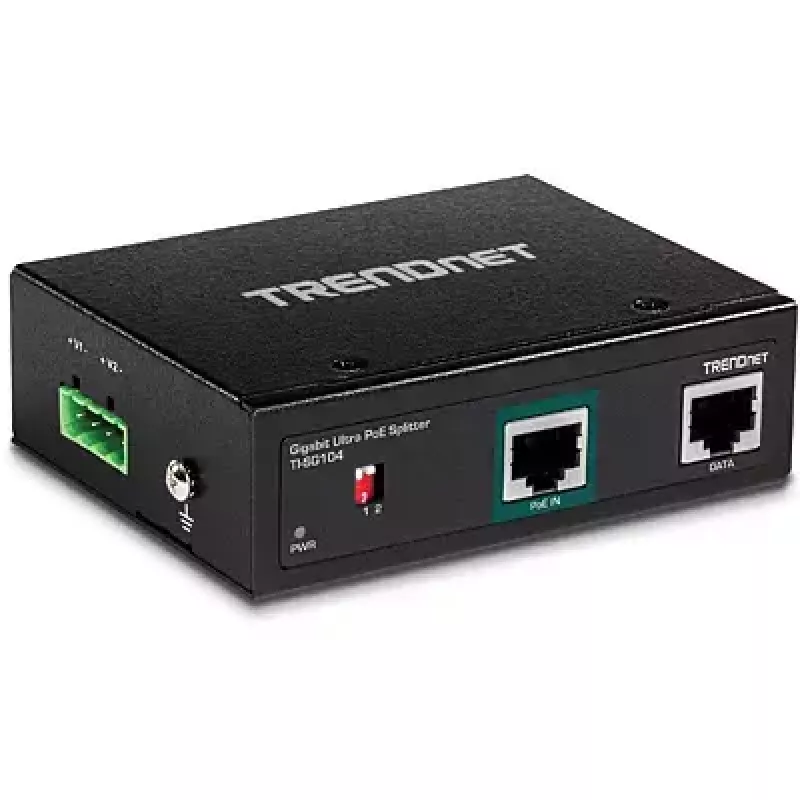 Netzwerk-Splitter Trendnet TI-SG104 Schwarz Power over Ethernet PoE