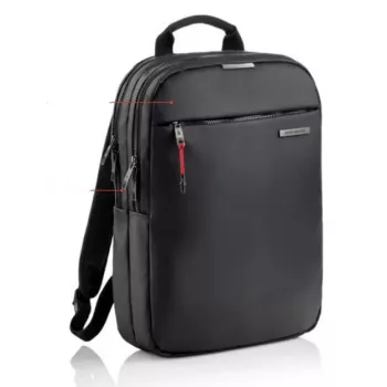 MIQUELRIUS City Rucksack MR16982 – Schwarzer Polyester-Tagesrucksack