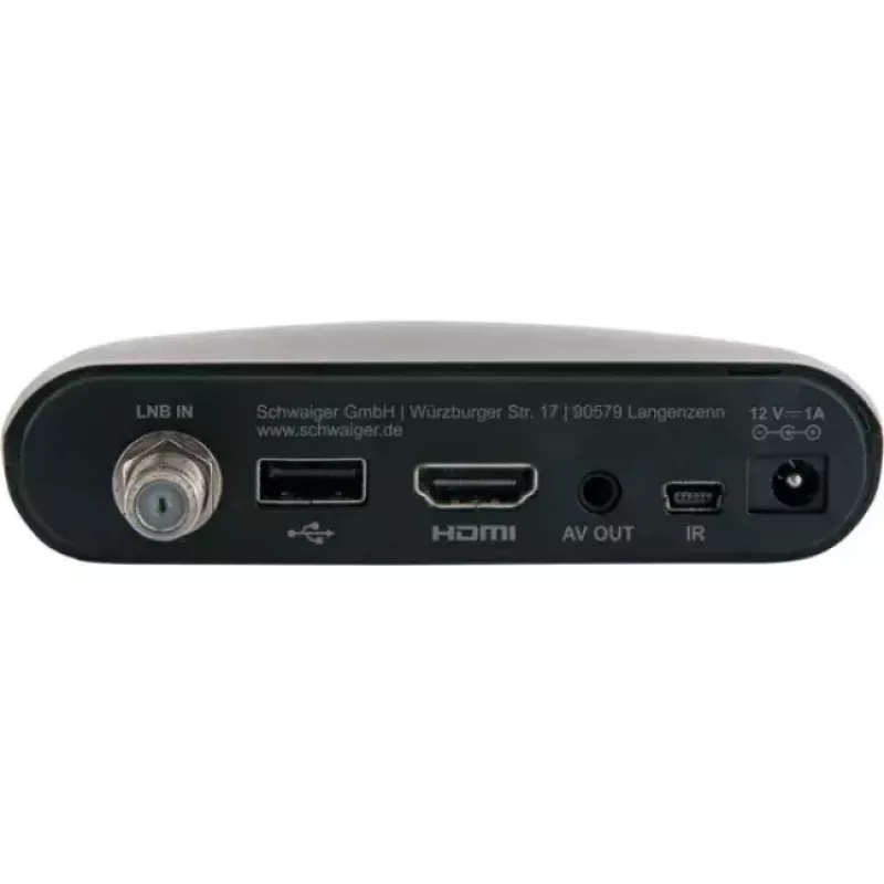 Set-Top-Box Schwaiger DSR400HD Satellite Full HD Schwarz
