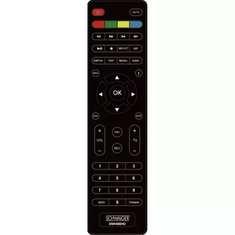 Set-Top-Box Schwaiger DSR400HD Satellite Full HD Schwarz