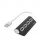 Hama USB-Hub, 4 Ports, USB 2.0, 480 Mbit/s, schwarz