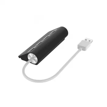 Hama USB-Hub, 4 Ports, USB 2.0, 480 Mbit/s, schwarz