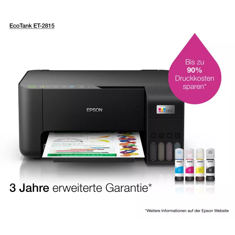 Multifunktionsdrucker Epson EcoTank ET-2815 Tintenstrahl Farbdruck