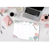 Schreibtischunterlage Sigel JS101 Papier Grün Grau Pink Weiß 420x297mm
