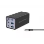 Conceptronic 6-Port 200W GaN USB PD Ladegerät mit USB-C Ladekabel, USB-C x 4, USB-A x 2, QC 3.0, PD 3.1, PPS