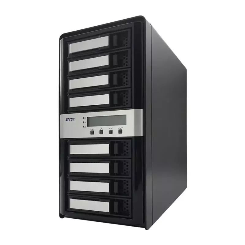 Tower NAS Areca ARC-8050T3U-8 Storage Server ROC 2GB DDR3 Schwarz