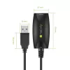 Techly SuperSpeed USB3.0 Active Extension Kabel 5m Schwarz ICUR3050